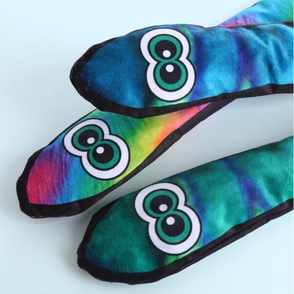 Plush Squeaky Dog Toy – Colorful Durable Snake Design! - Picture 3 of 5